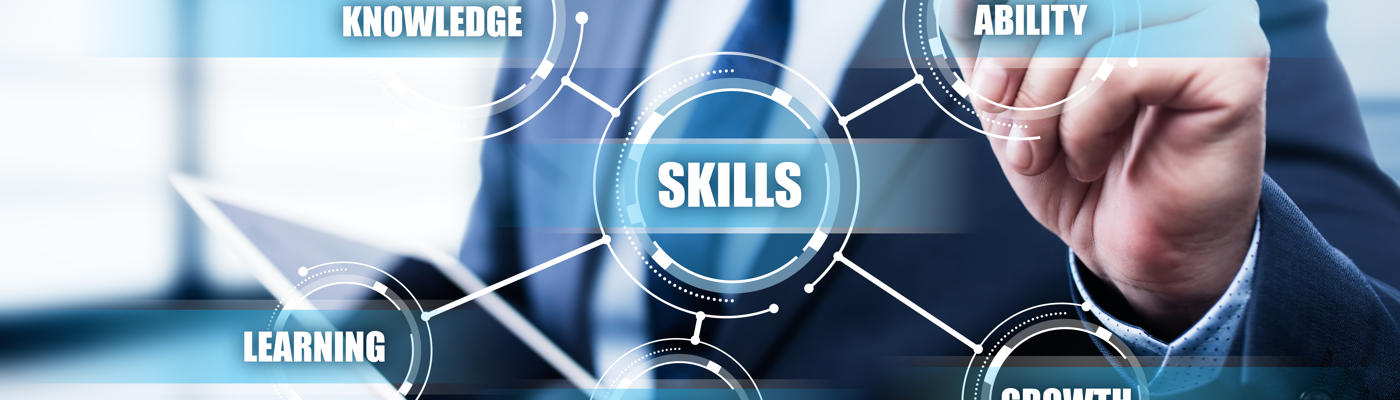 Skills knowledge ability growth learning technology concept